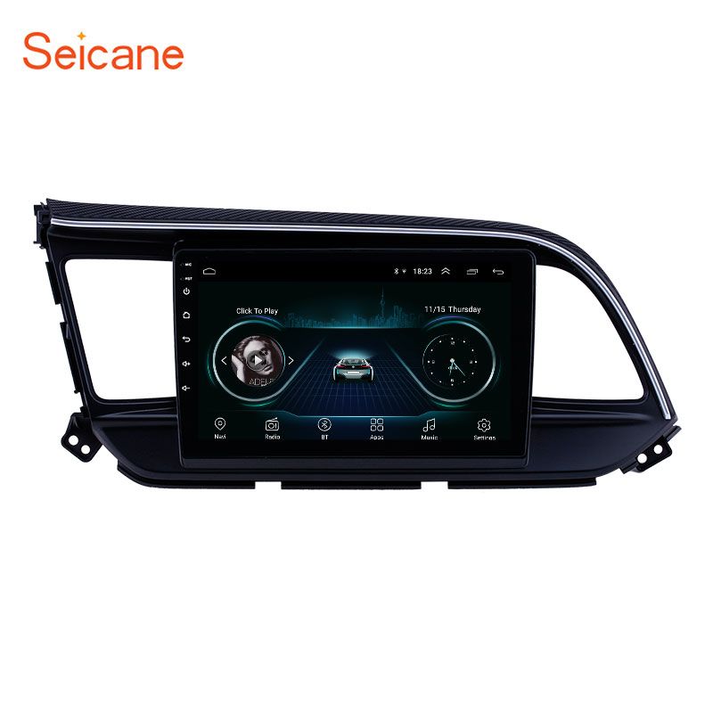2021 Seicane Android 8.1 2din Car GPS Radio Head Unit Player For