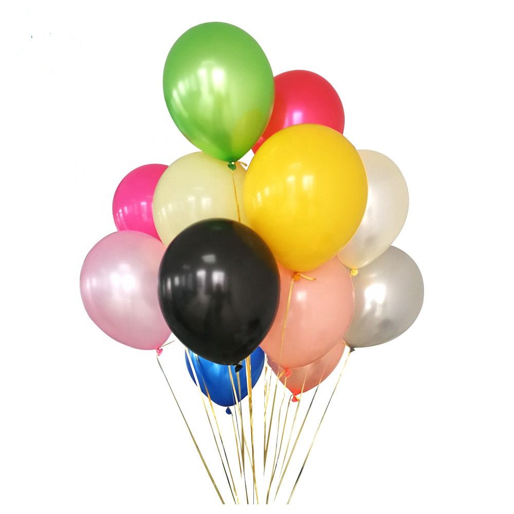 2021 Wholesale Round Helium Metallic Biodegradable Latex Party Balloon
