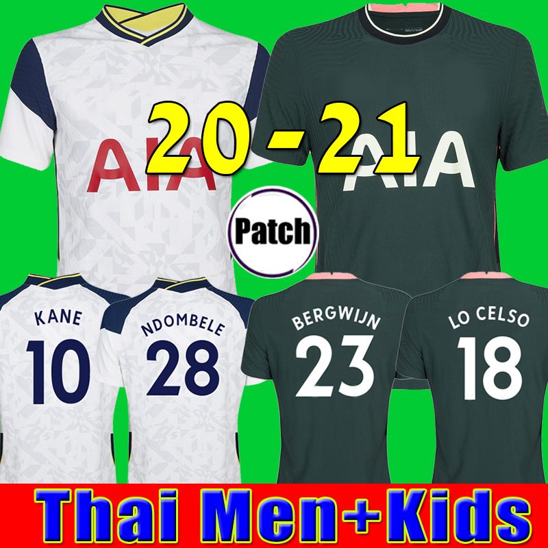 2020 20 21 KANE SON BERGWIJN NDOMBELE Soccer Jerseys 2020 2021 LUCAS SPURS DELE TOTTENHAM Jersey ...