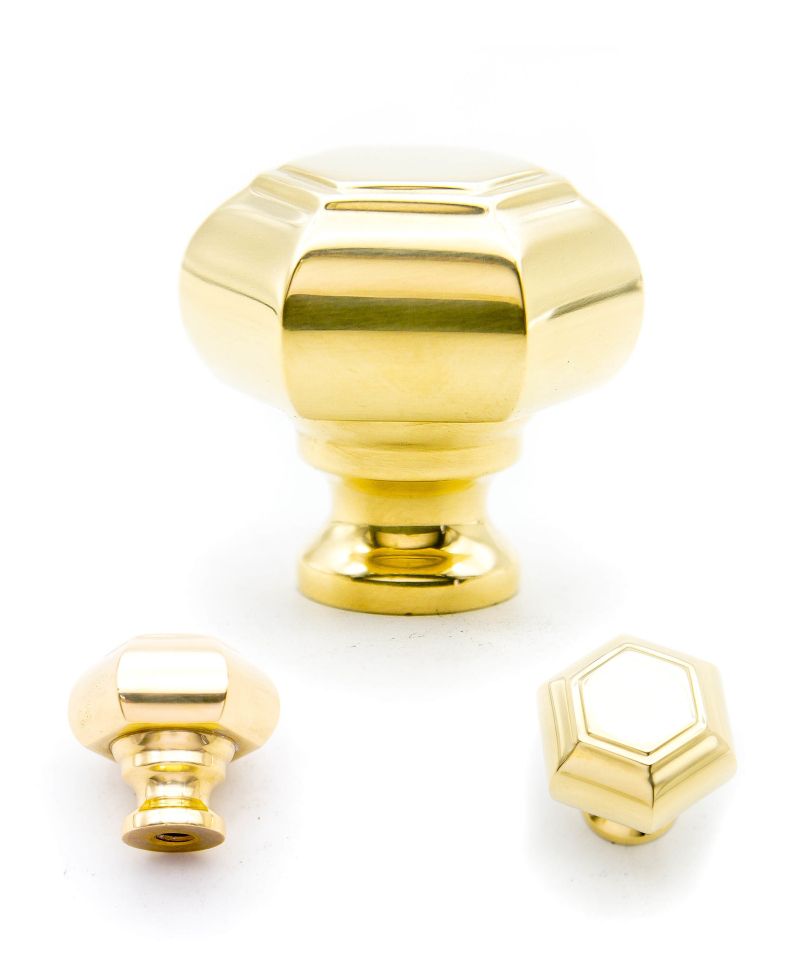 2021 Pull Knobs Hex Single Hole Round Tube 7MM Length Modern