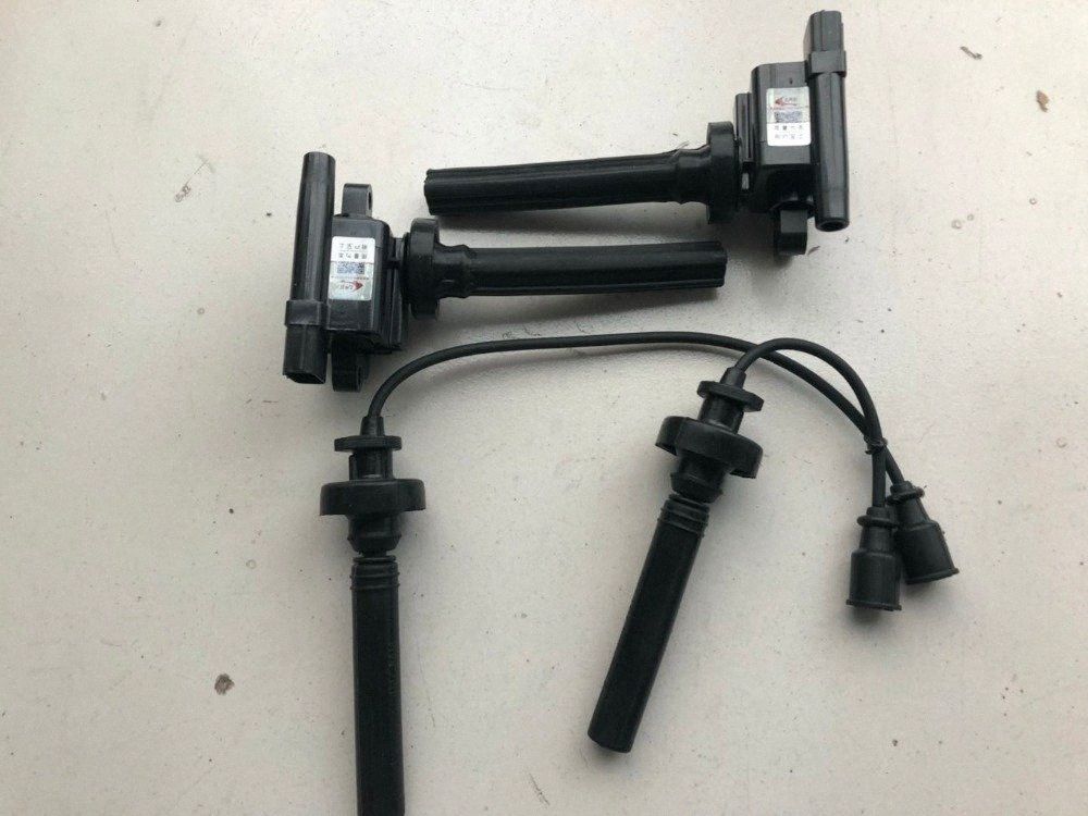 2020 Ignition Coil And Ignition Wire Set For Mitsubishi Lancer 4G18