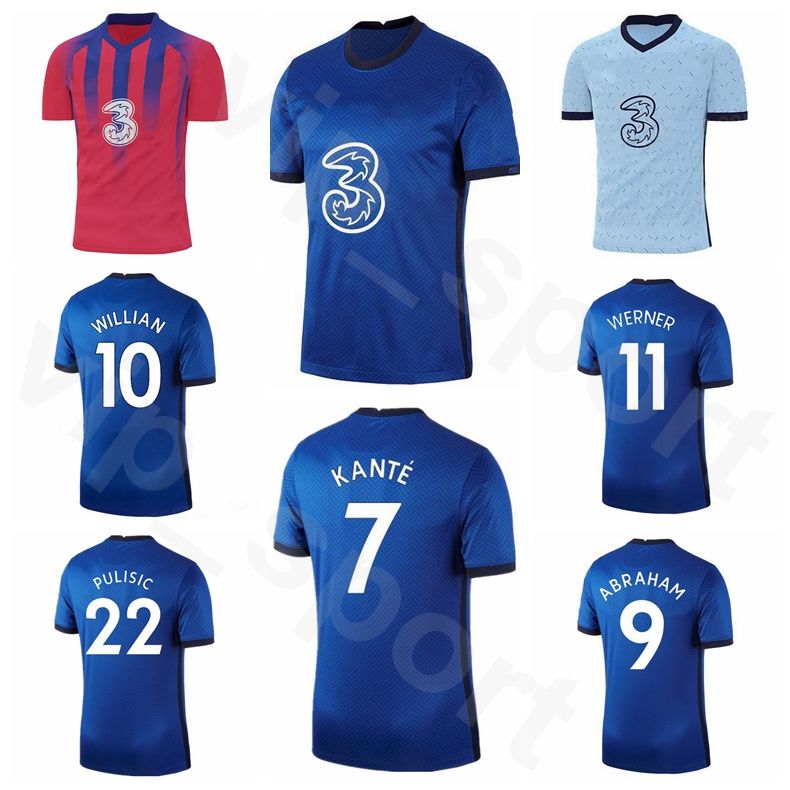 2020 Men 2020 2021 Soccer 10 WILLIAN Jersey 7 KANTE 9 ...