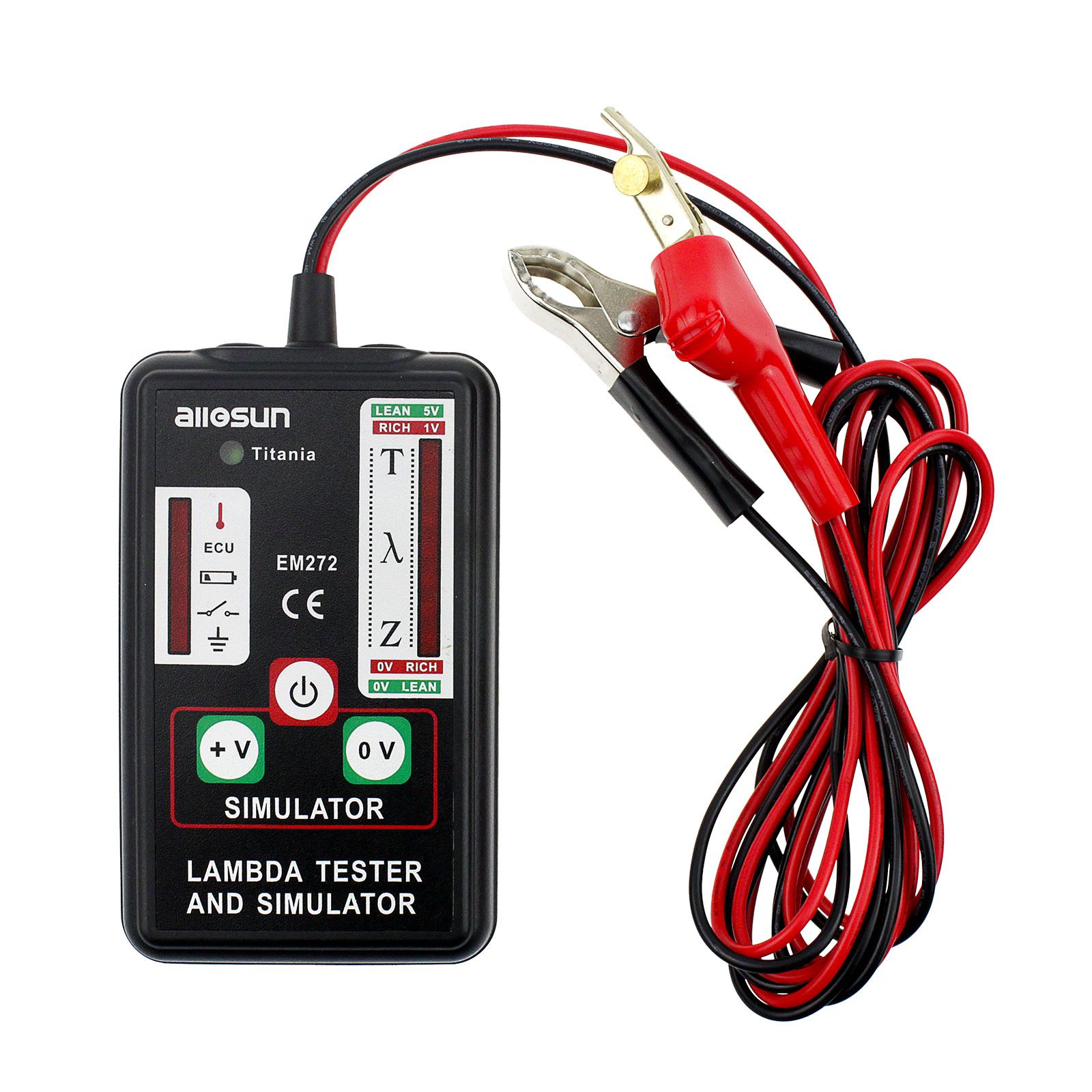 2021 Automotive Exhaust Oxygen Sensor Tester Simulator Handheld Zirconia Titania Sensor Check