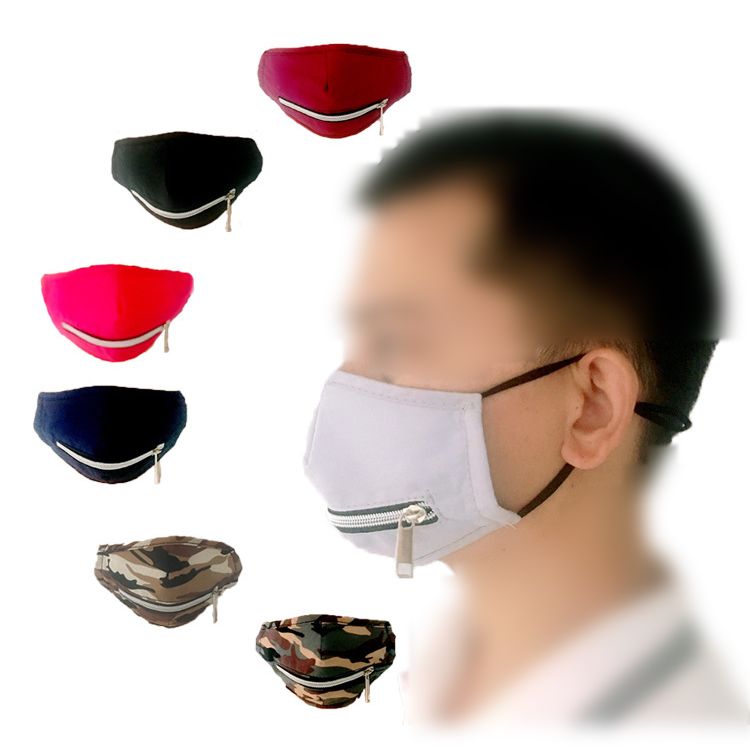 2021 Adjustable Zipper Mask Opening And Convenient Drinking Water