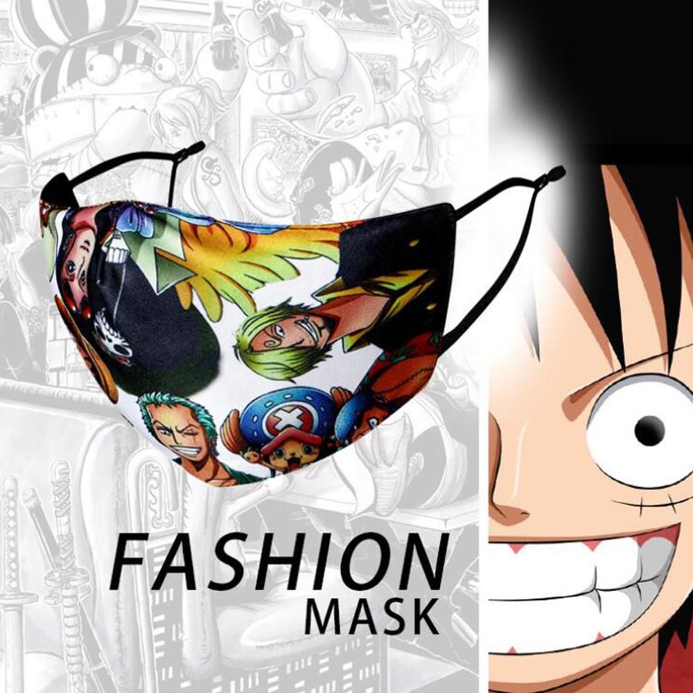 Download 2020 Anime One Piece Luffy Face Mask Print Face Masks ...