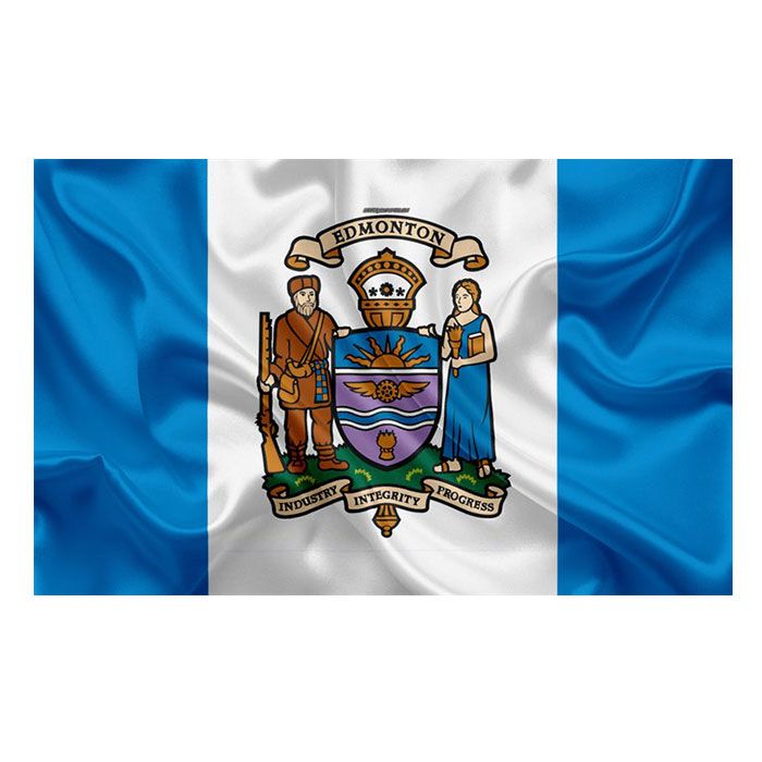 2020 Edmonton City Flag High Quality 3x5 FT City Banner 90x150cm
