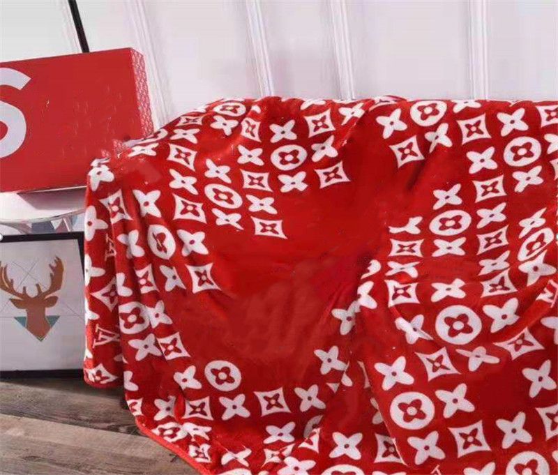 2020 Best Selling Black Red White Throw Fleece Blanket ...