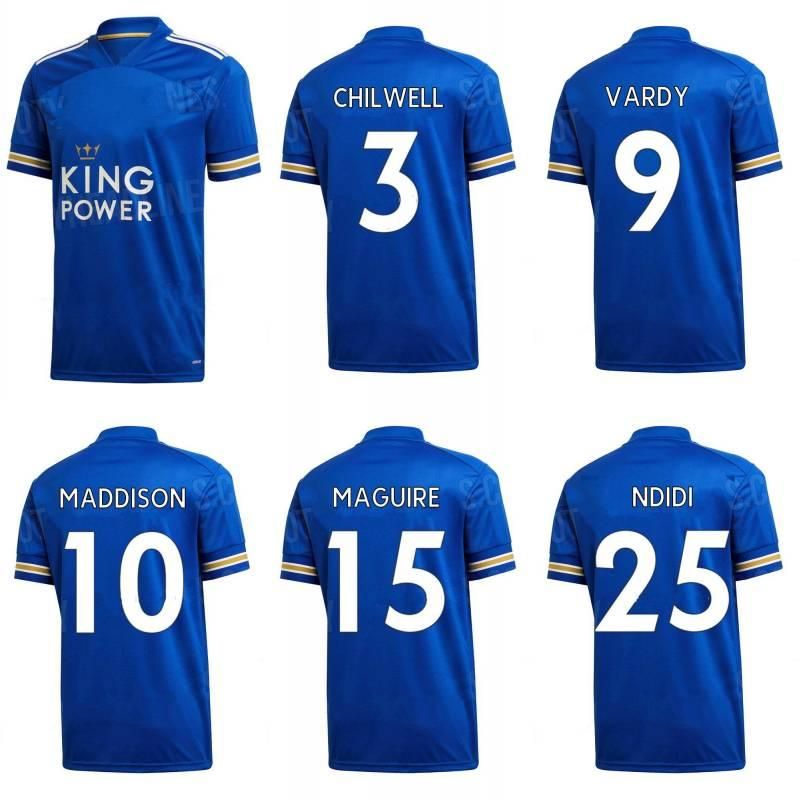 2020 2020/21 Leicester #9 VARDY Soccer Jersey 2021 City ...