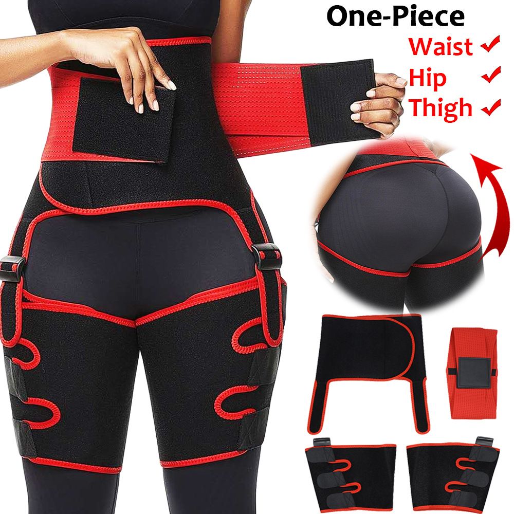 Amazon Three In One Hip Lifting Belt Burst Sweat Adjustable One Piece