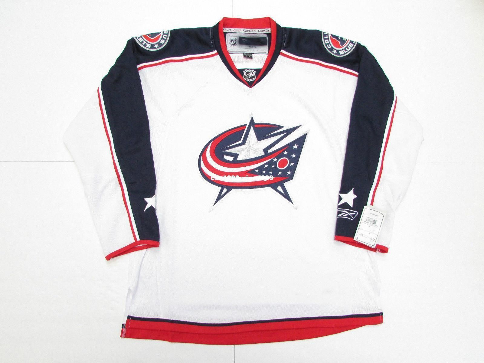2021 Cheap Custom COLUMBUS BLUE JACKETS AWAY PREMIER ...