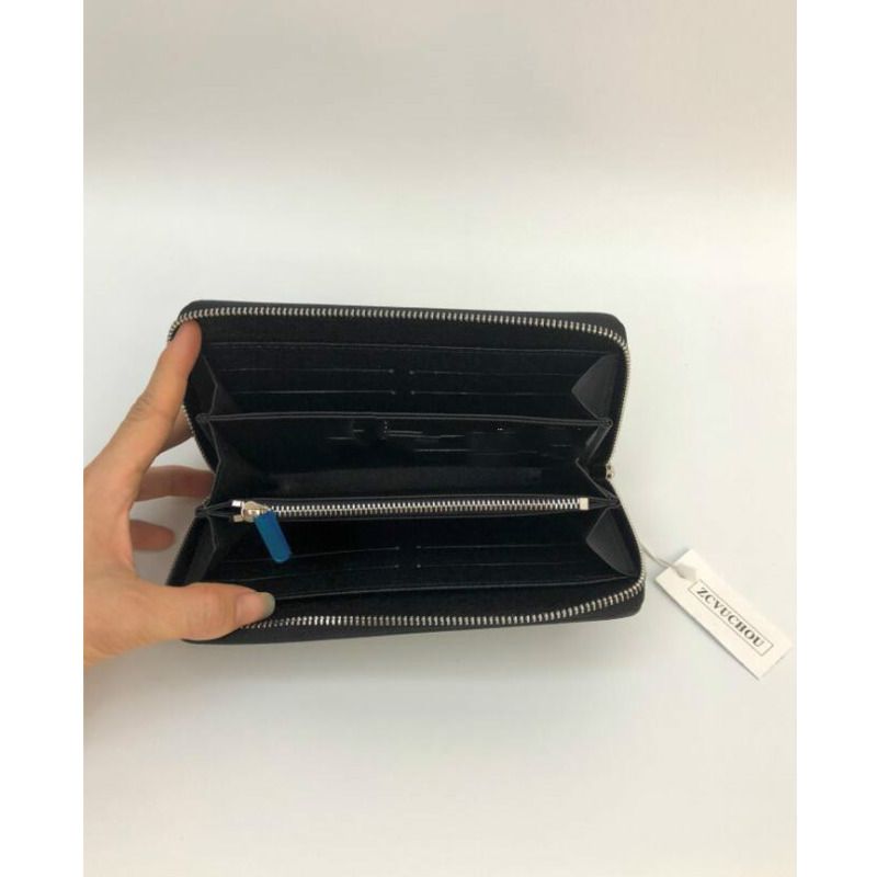 Single Zipper WALLET The Most Stylish Way To Carry Around Money Ards And Coins Men Leather Purse ...