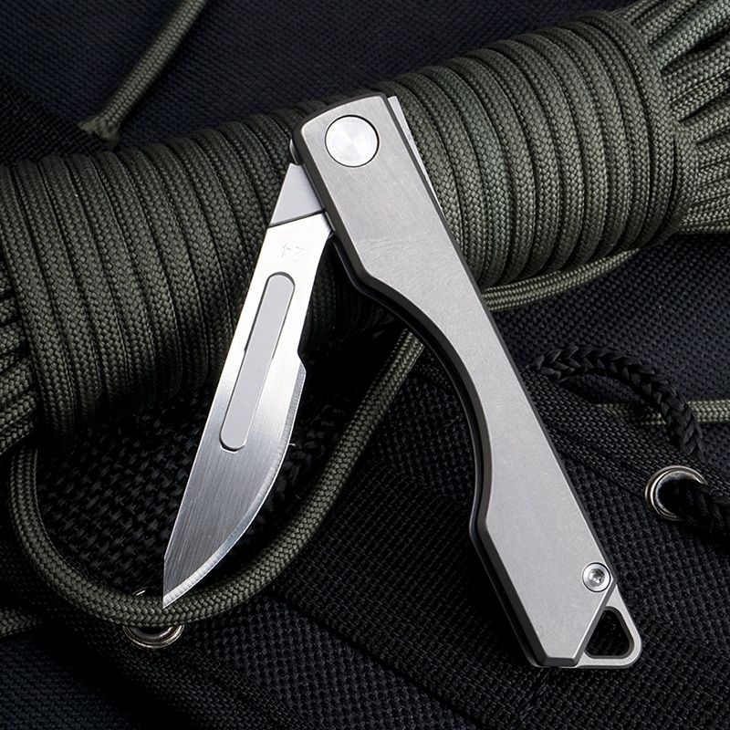 Medical Surgical Knife Animal Scalpel TC4 Titanium Handle PCB Repair