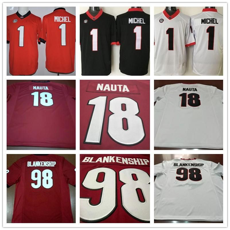 2021 Bulldogs College Football 1 Sony Michel 18 Isaac Nauta 98