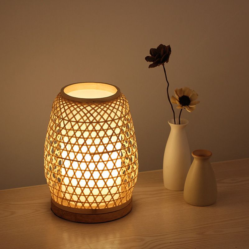 2021 Japanese Style Table Lamp Bedroom Bedside Tatami Lamp Creative