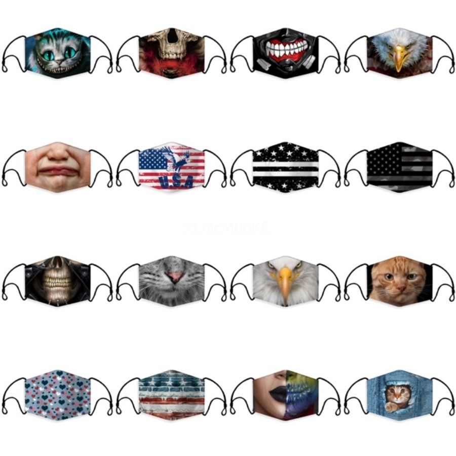 2021 New Designer Mask With Eye Shield Resuable Cotton