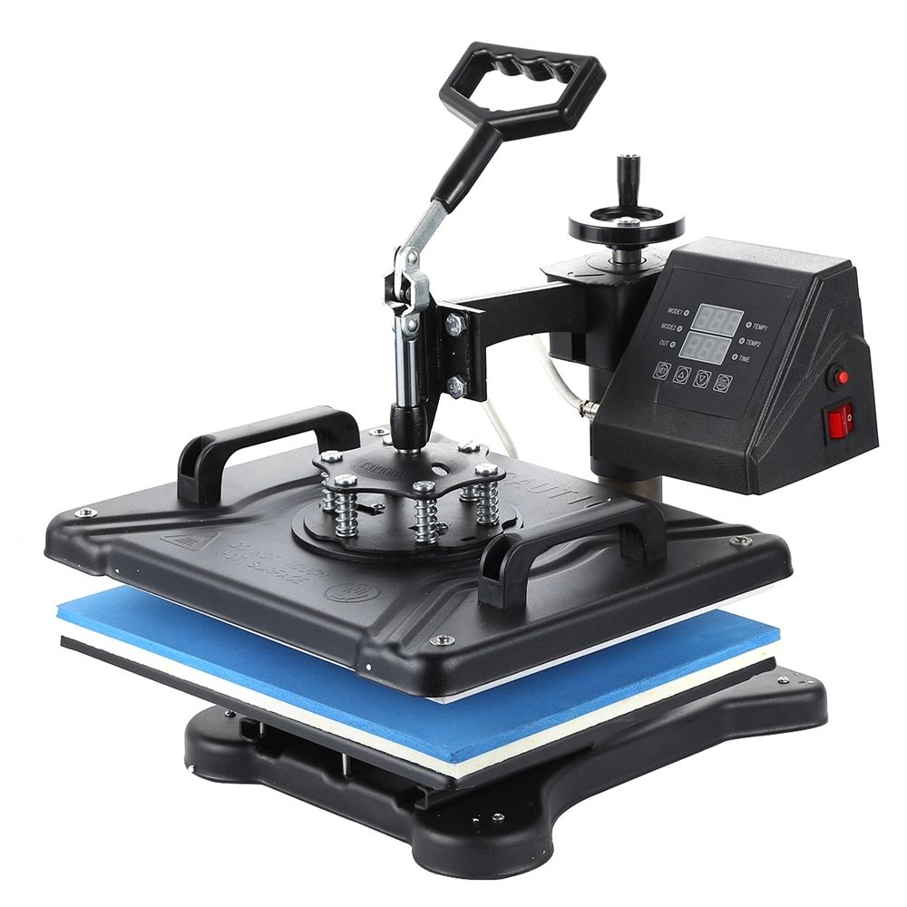 5 in 1 dual display heat press machine