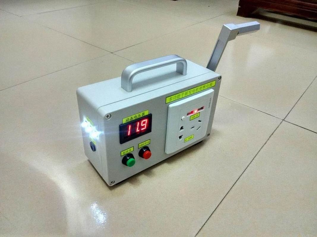 2021 Hand Crank Generator Outdoor Mobile Power 220V Large Capacity