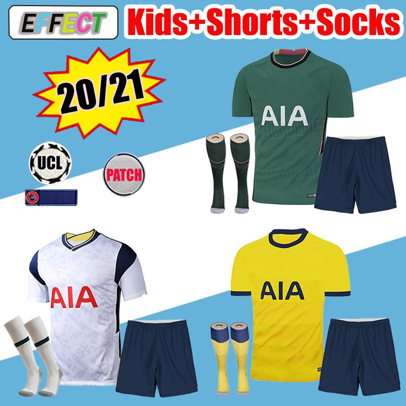 2020 Kids Kit Socks 20 21 KANE Spurs Soccer Jersey LUCAS LO CELSO NDOMBELE DELE SON Jerseys 2020 ...