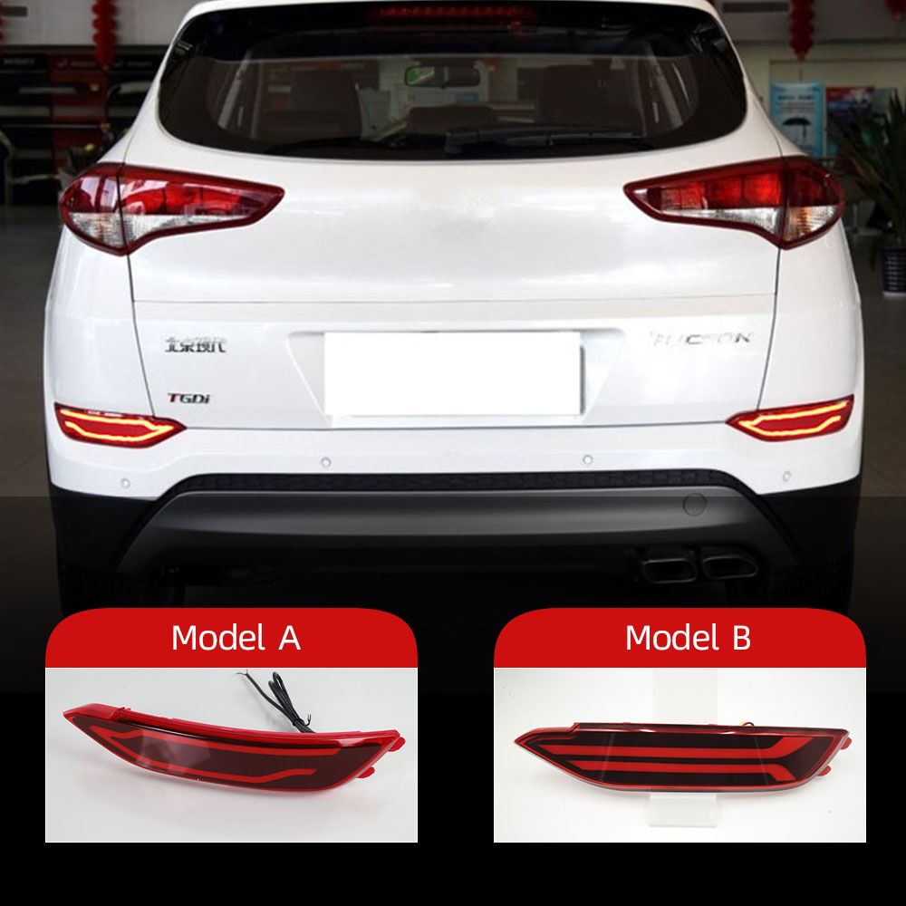 2020 Car LED Reflector Light For Hyundai Tucson 2015 2016 2017 2018