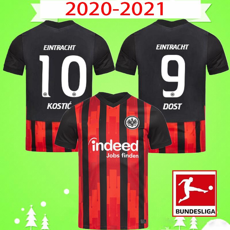 2020 2020 2021 Eintracht Frankfurt Soccer Jerseys 20 21 ...