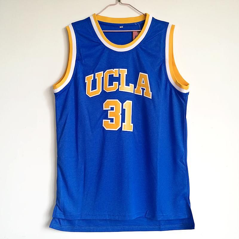 2021 Mens NCAA UCLA College Reggie Miller 31 Blue ...