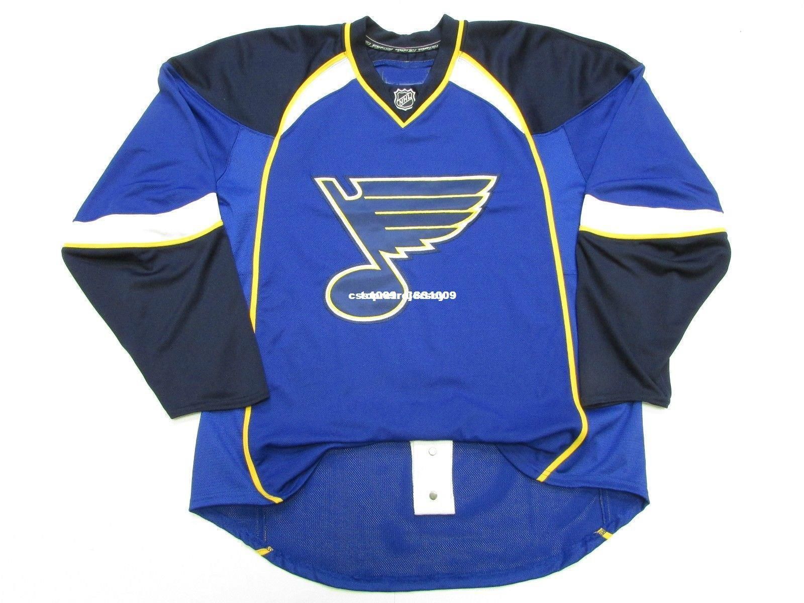 2020 Cheap Custom ST. LOUIS BLUES HOME EDGE 1.0 7187 HOCKEY JERSEY Stitch Add Any Number Any ...
