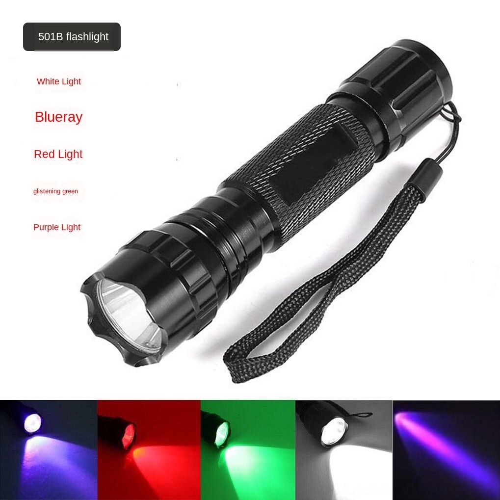 Hot Sale 501B Strong T6 Flash Flashlight White Light/Red ...