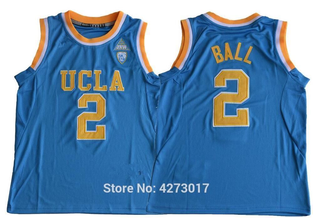 2020 UCLA Bruins Basketball 2 Lonzo Ball College Jerseys ...
