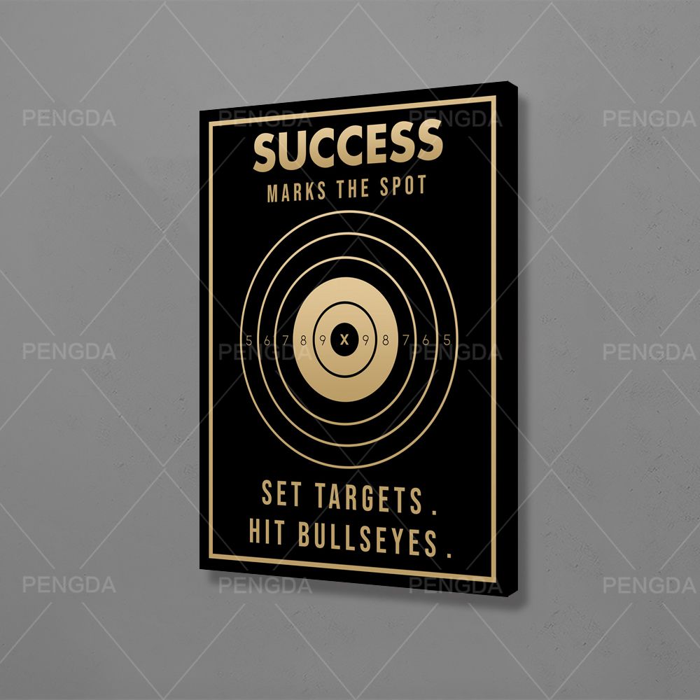 2021 Home Decor Modular Target Poster Pictures Success Quote Wall Art
