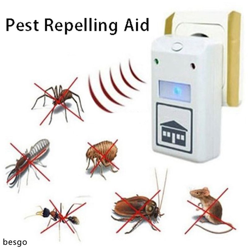 2020 Electronic Ultrasonic Pest Reject Pest Repelling Aid Pest Control Household Spiders Rats