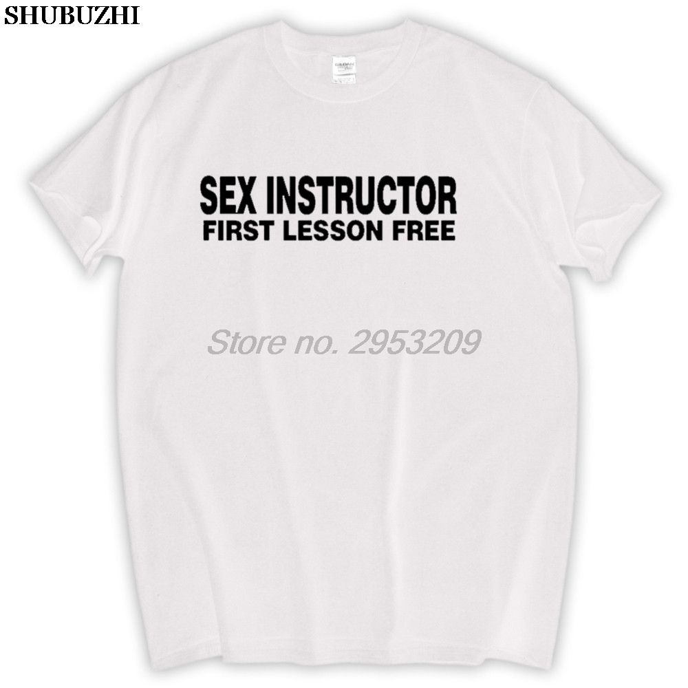 2020 Sex Instructor Funny Printed Mens Tshirt Hilarious Adult Humour