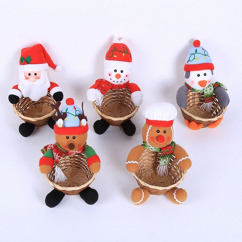 Christmas Candy Basket Christmas Treat Holder Storage Ornament