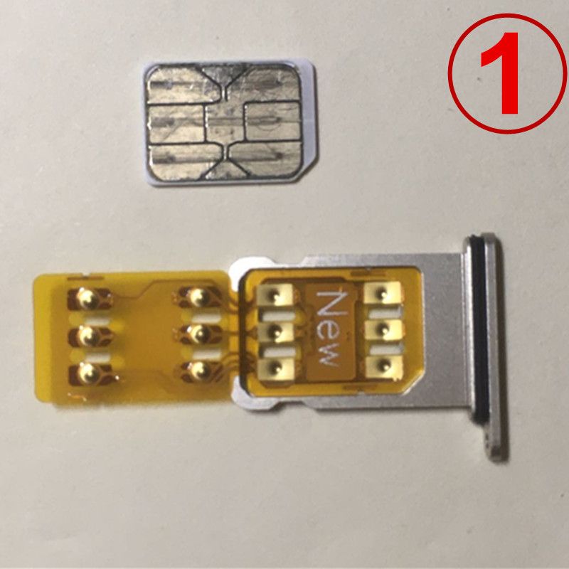 Free DHL New Double Sim Unlock Sim Card 4G 5G For IPhone 6s 7 8 X XR 