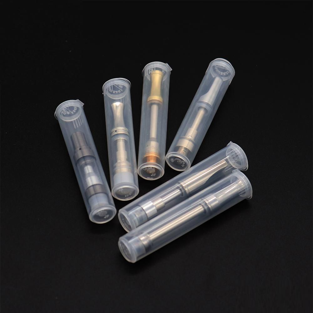 Vape Cartridge Packaging Child Proof Plastic Clear Tubes For Pack 510
