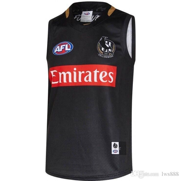 2021 AFL Collingwood MAGPIES 2019 MEN'S TRAINING JERSEY Size S 3XL