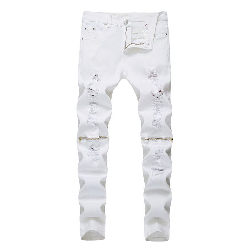 ripped knee joggers mens