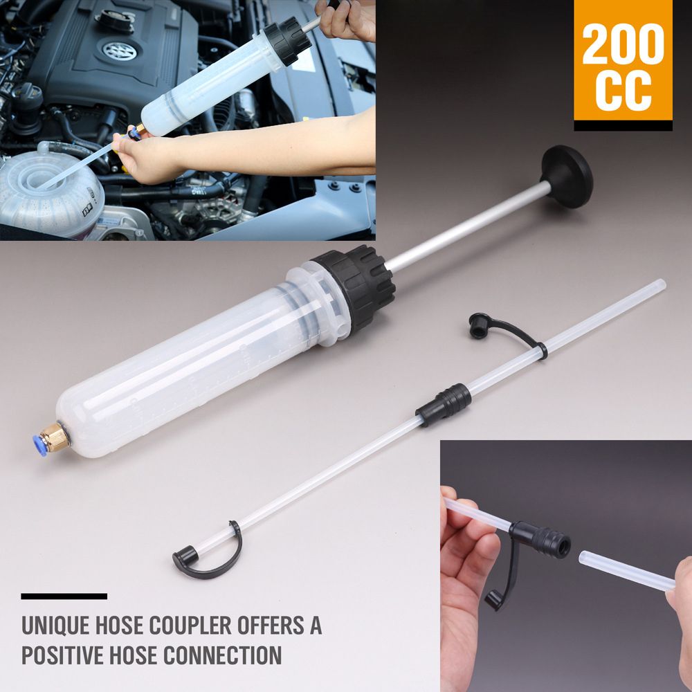 2021 New 200cc Car Oil Fluid Extractor Filling Syringe Bottle Transfer Hand Pump Tools From