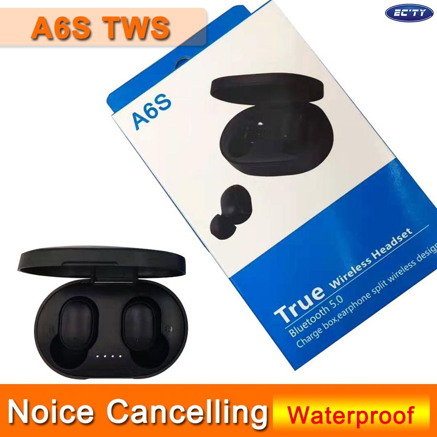TWS A6S In Ear Headphones Bluetooth 5.0 Waterproof Colorful Magnetic