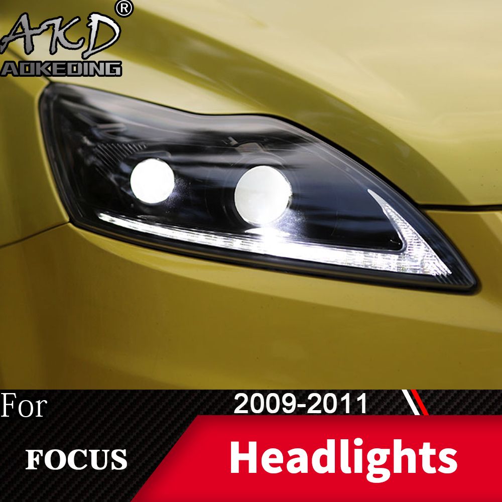 2021 Head Lamp For Car Ford Focus 2009 2011 MK2 Headlights Fog Lights