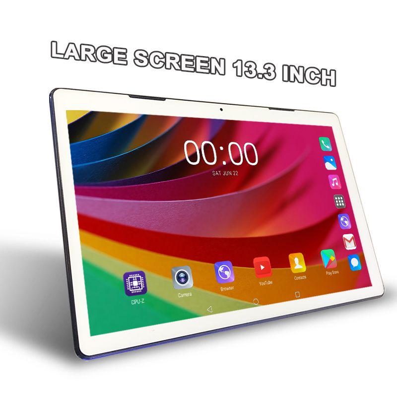 Cheap Tablet PC 4G LTE 13.3 Inch 1920*1080 IPS Big Screen Android 7.0 Ram 3gb Rom 64gb 2.4G/5G