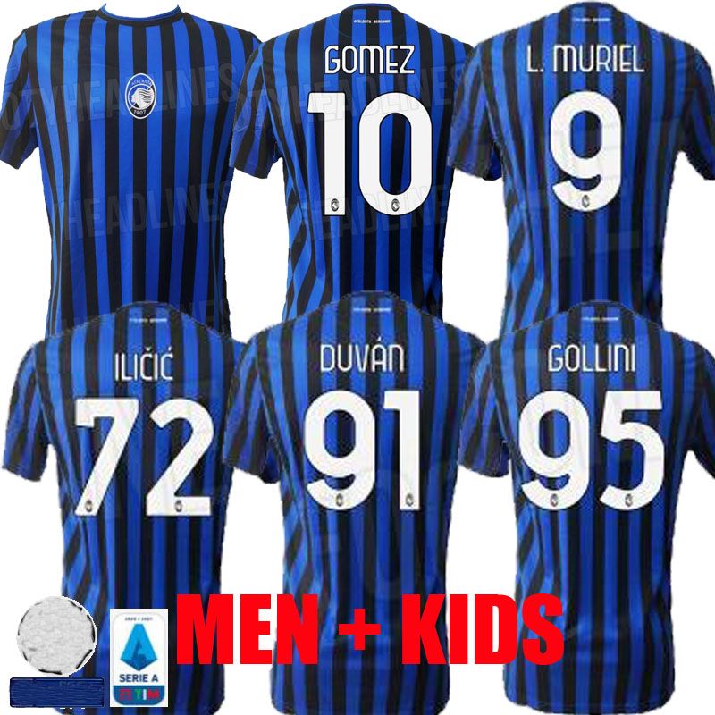 2020 MEN + KIDS KIT Atalanta Soccer JerseyS 20 21 GOMEZ L ...