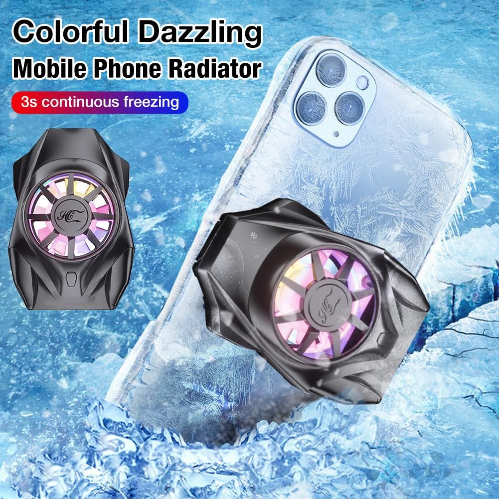2021 Portable Cooling Fan Game Mobile Phone Radiator Heat Sink Cooler