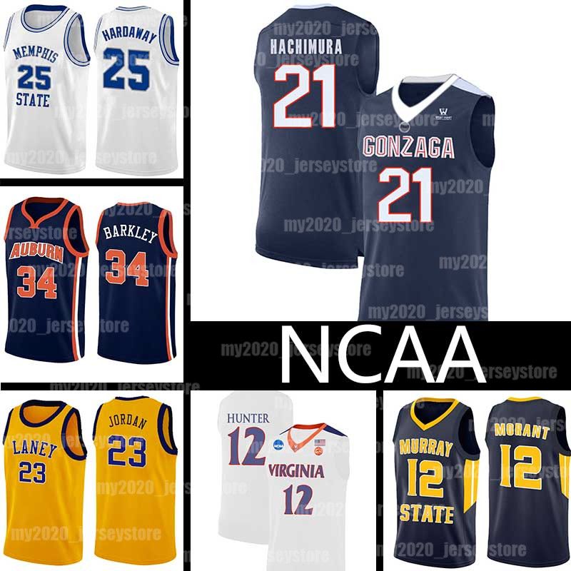 2020 NCAA 21 Rui Hachimura Jerseys Gonzaga Bulldogs College LeBron 23 James Ja 12 Morant Murray ...