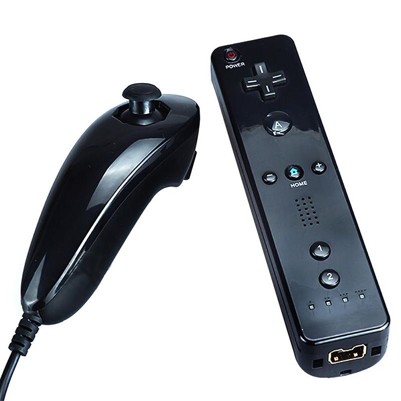 2020 2 In 1 Motion Plus Inside Wireless Remote Controller+Nunchuk Control For Nintendo Wii
