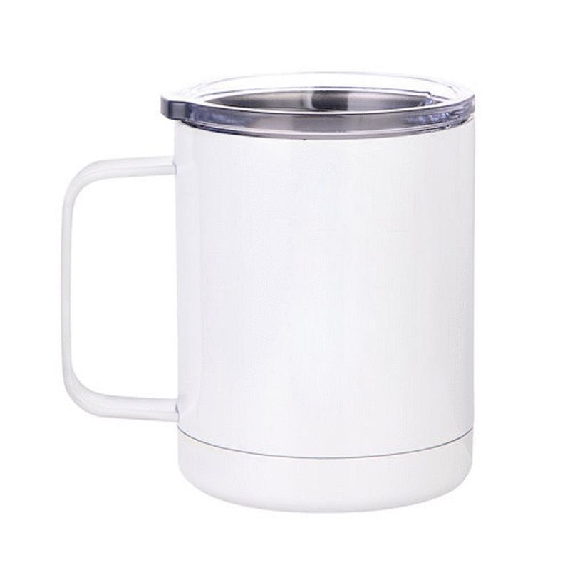 Discount 10oz Sublimation Handle Coffee Mug 304 Stainless Steel