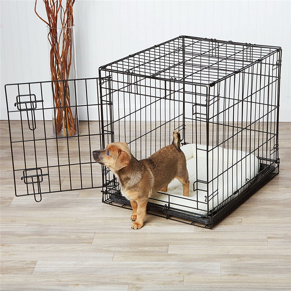 2020 WACO Small Pet Cage, 24 Multiple Doors Folding Metal Dog Cat Crate
