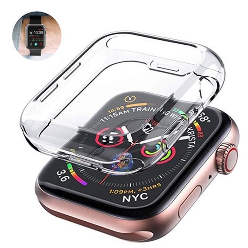 Screen Protector Clear Full Coverage Protective Film For IWatch 4 5