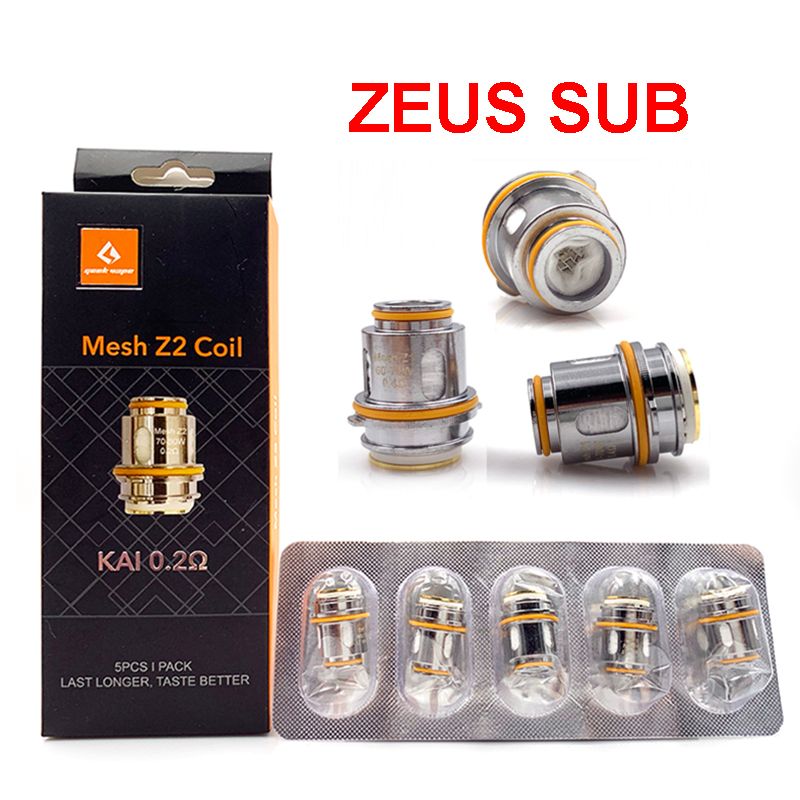 GeekVape Zeus Sub Ohm Coil Mesh Coil KA1 Z1 0.4ohm Z2 0.2ohm