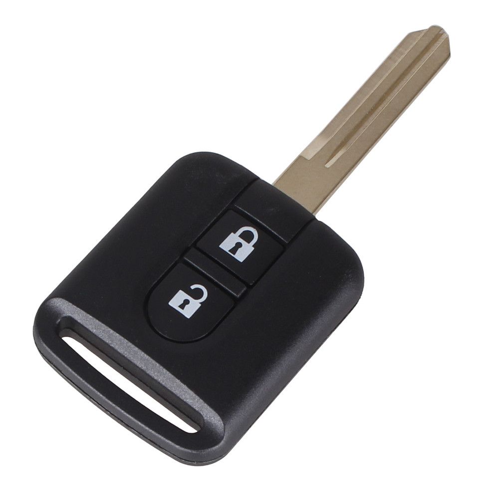 Nissan 2 Button Remote Key Blank,The Plastic Part Is Rectangle From