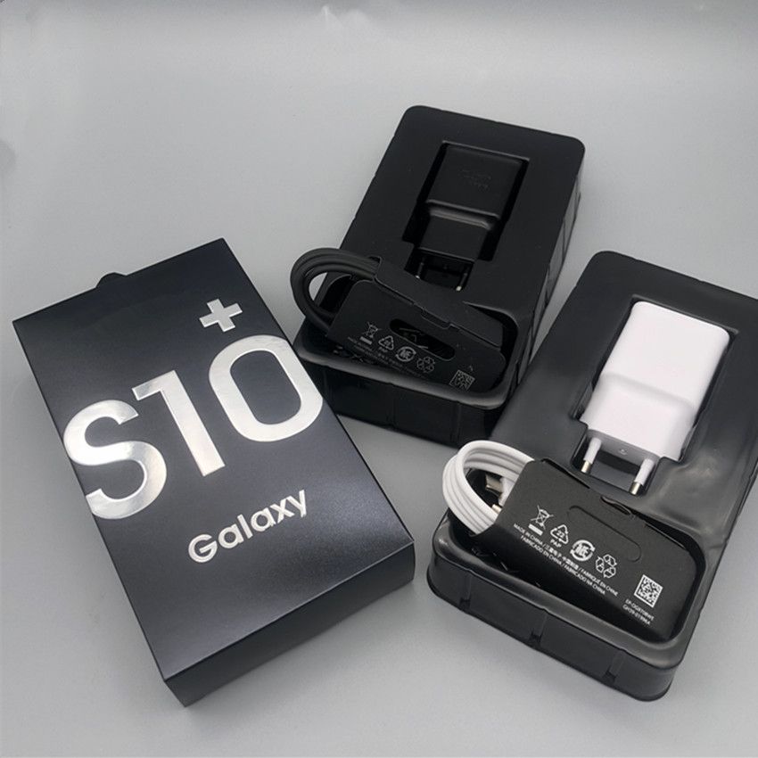 For Samsung S10 S10 Plus Fast Charger 2 In 1 Wall Chargers Adapter With